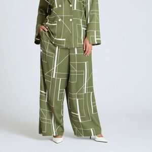 NWT Eloquii High Rise Pull On Wide Leg Pants